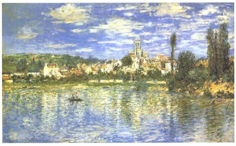 《夏日維特伊花園》(Vetheuil in Summer,翻攝自維基百科)。