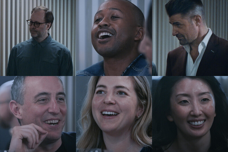 (左至右、上至下)Wylie Dufresne、Malcolm Livingston II、Kevin Boehme、Will Guidara、Anna Pose、Genie Kwon。