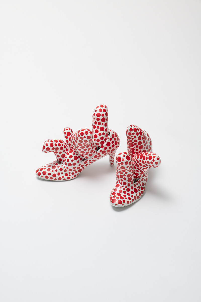 草間彌生,《性的強迫妄想》,1997,21.6 × 22.9 × 12.7 cm,複合媒材,W Collection,北師美術館提供