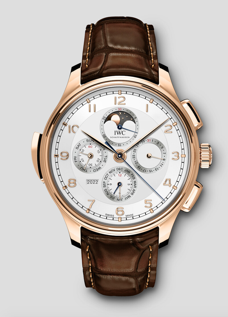 葡萄牙系列超卓複雜型三問腕錶,IWC。