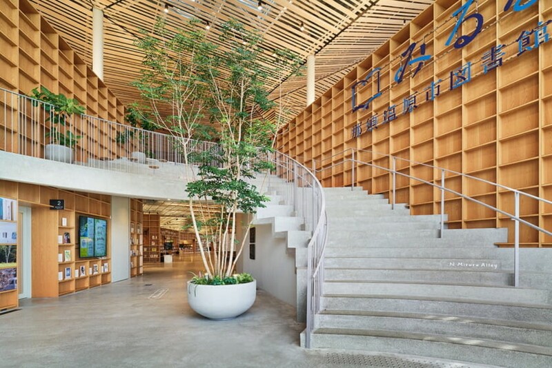 那須塩原市「みるる 圖書館 」。