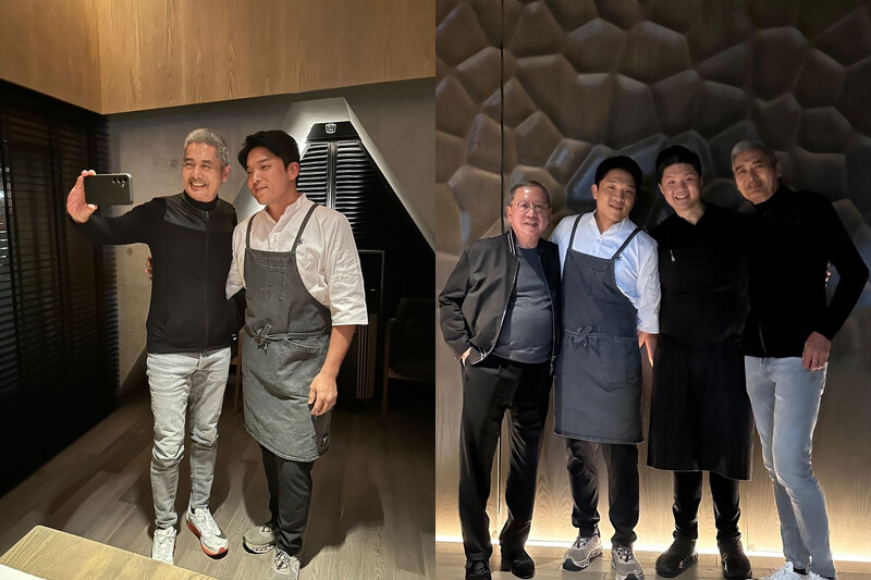 連大明星周潤發也難擋主廚的魅力,親自到餐廳用餐。