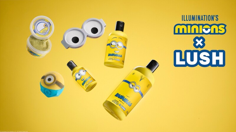 年末俏皮联名：LUSH x小小兵Minions、舒特肤x汤姆猫与杰利鼠