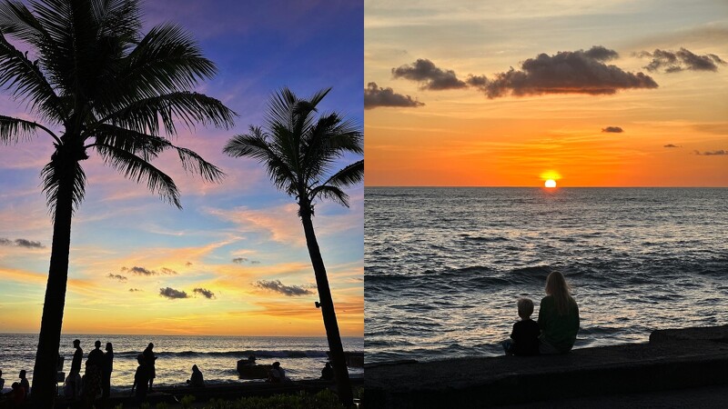 COMO BEACH CLUB緊鄰海邊,搭配夕陽超浪漫
