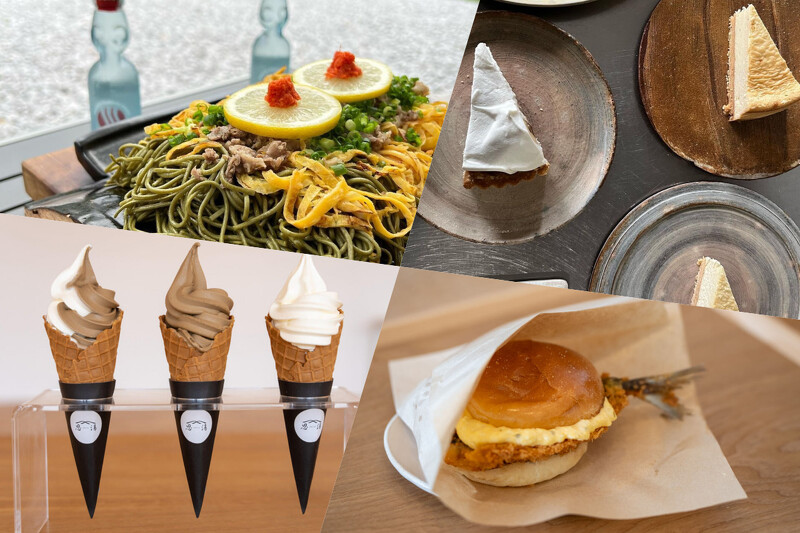 沿路有許多餐廳輕食可挖掘。