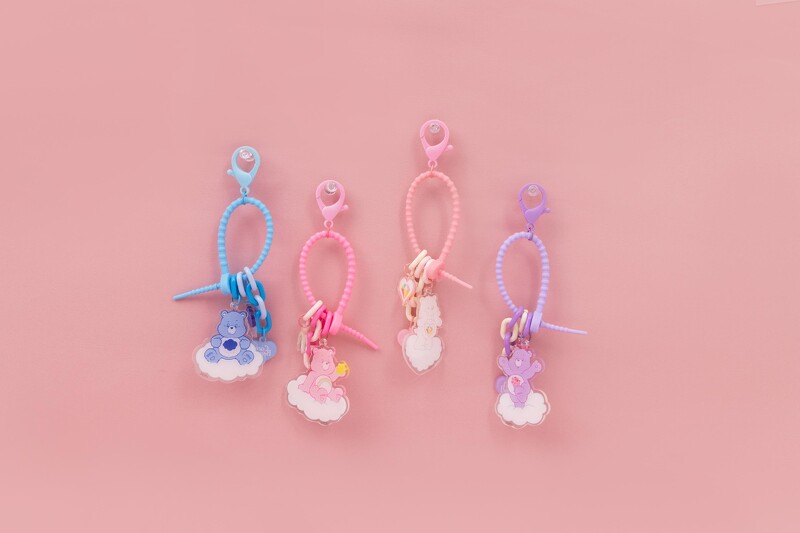 Care Bears-彩虹熊乐园系列 爱心硅胶钥匙圈盲盒NT350