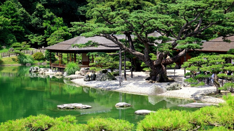 栗林公園擁有優美的庭園造景,Photo/ww.my-kagawa.jp