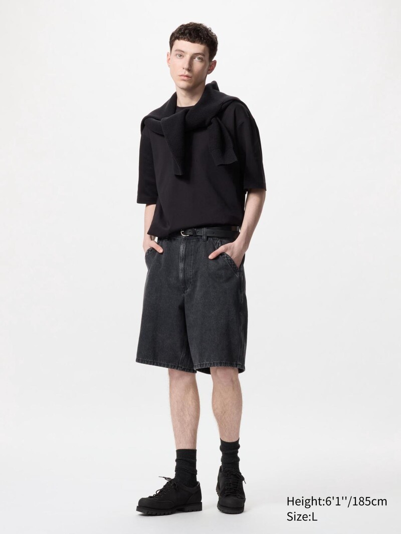 Uniqlo父親節禮物推薦:牛仔工裝短褲