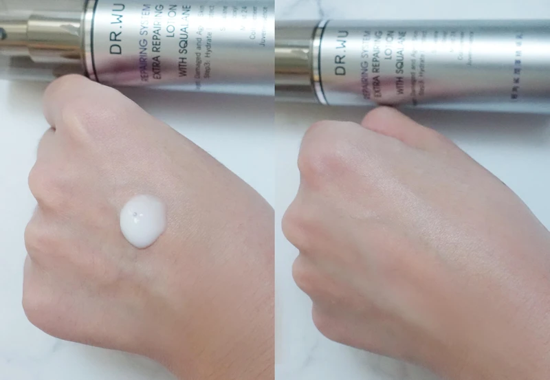 DR.WU輕角鯊潤澤精華乳親膚性高,擦上肌膚清爽不黏膩,達到長效保濕透亮 DR.WU輕角鯊潤澤精華乳親膚性高,擦上肌膚清爽不黏膩,達到長效保濕透亮