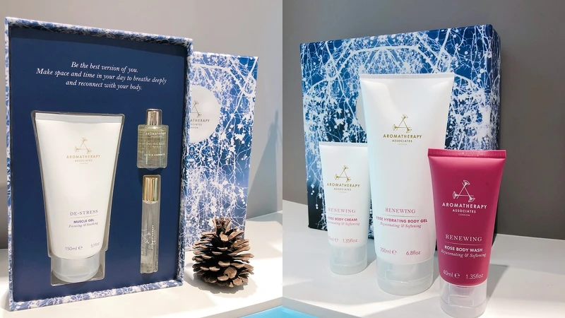 Aromatherapy Associates身體保養系列也推出「怡神自在禮盒」、「煥生玫瑰亮采禮盒」 Aromatherapy Associates身體保養系列也推出「怡神自在禮盒」、「煥生玫瑰亮采禮盒」