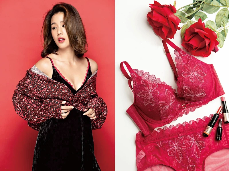 黛安芬・耀眼水感動，耀眼動感紅內衣