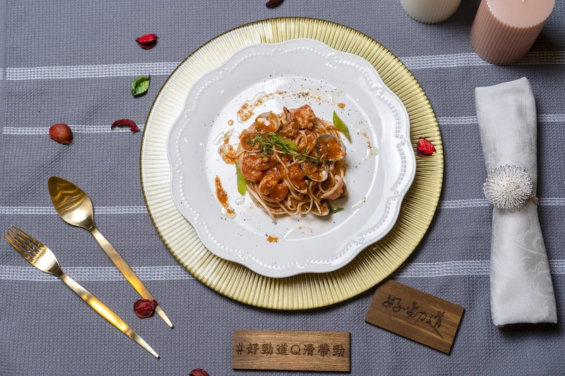 好勁道千羽拉麵-義式茄汁蝦子拌炒麵 好勁道千羽拉麵-義式茄汁蝦子拌炒麵