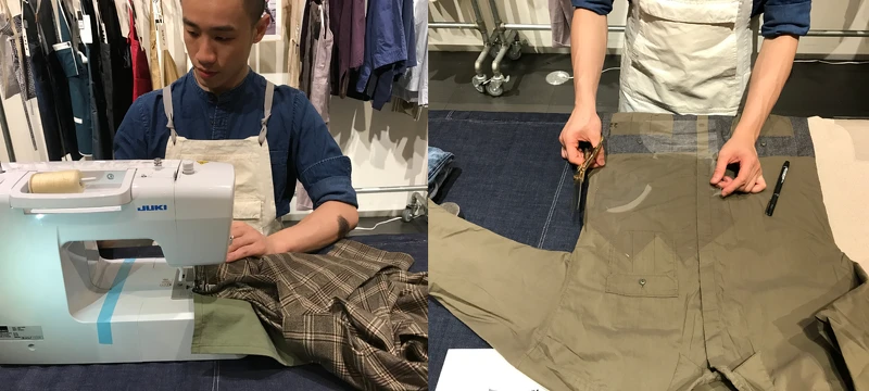 《除舊佈新》舊衣改造工坊限時快閃,設計師改造服務。 《除舊佈新》舊衣改造工坊限時快閃,設計師改造服務。