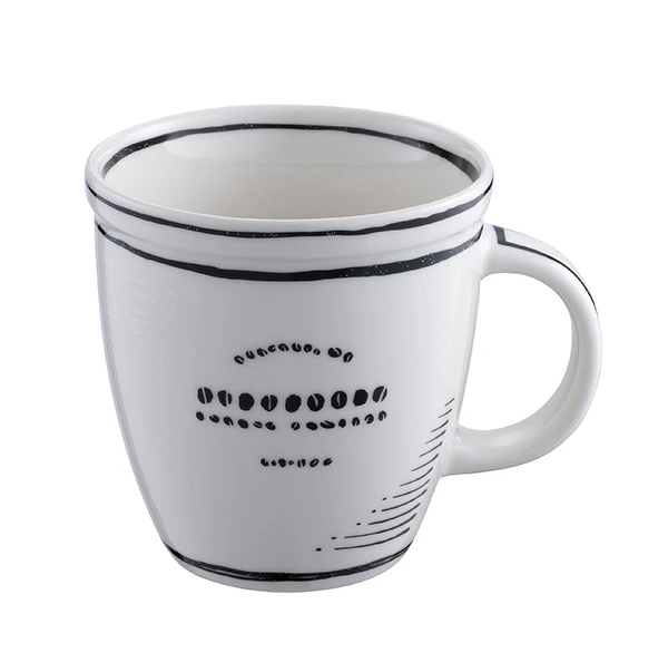 Abbey16OZ醇白馬克杯，售價$500。容量：16OZ。