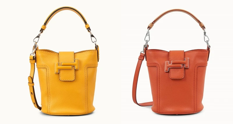 TOD'S Double T 牛皮水桶包 TOD'S Double T 牛皮水桶包