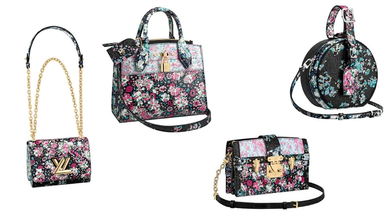 從TWIST、CITY STEAMER、TRUNK CLUTCH到PATITE BOITE CHAPEAU等品牌代表性的包款,都推出了全新的碎花樣式。 從TWIST、CITY STEAMER、TRUNK CLUTCH到PATITE BOITE CHAPEAU等品牌代表性的包款,都推出了全新的碎花樣式。