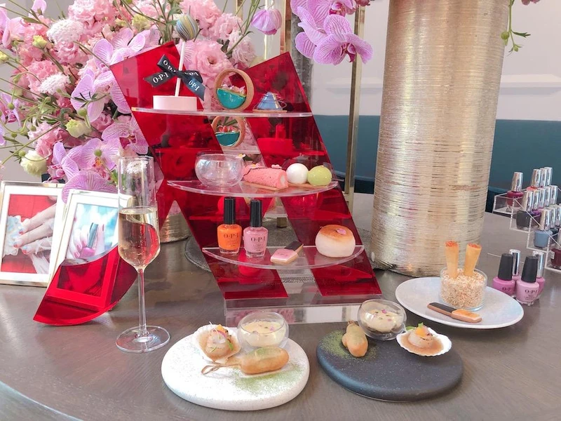 OPI x台北萬豪酒店聯名下午茶