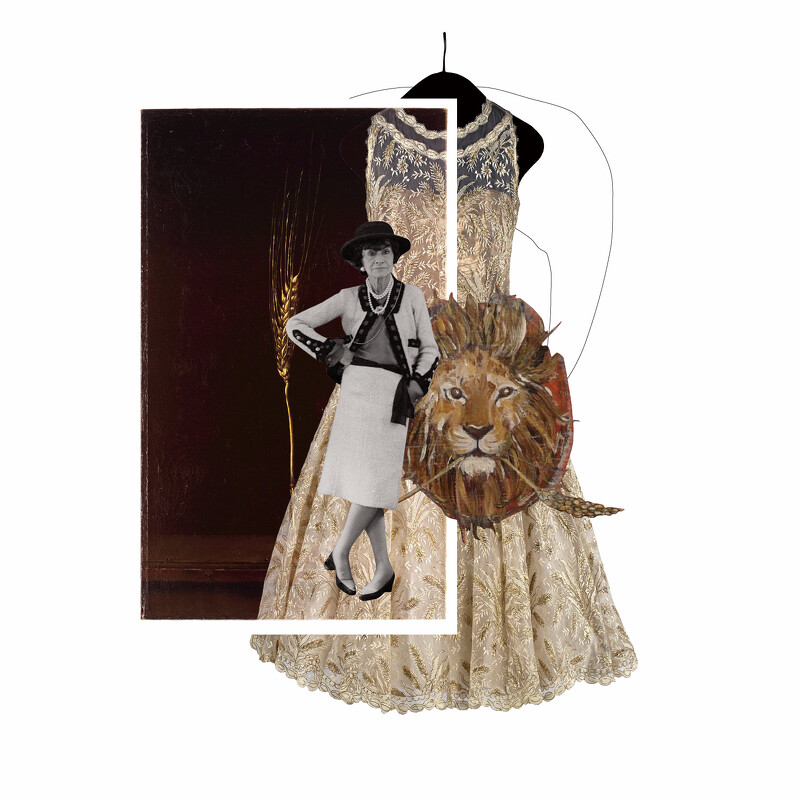 麥穗常見於香奈兒女士的設計之中 麥穗常見於香奈兒女士的設計之中