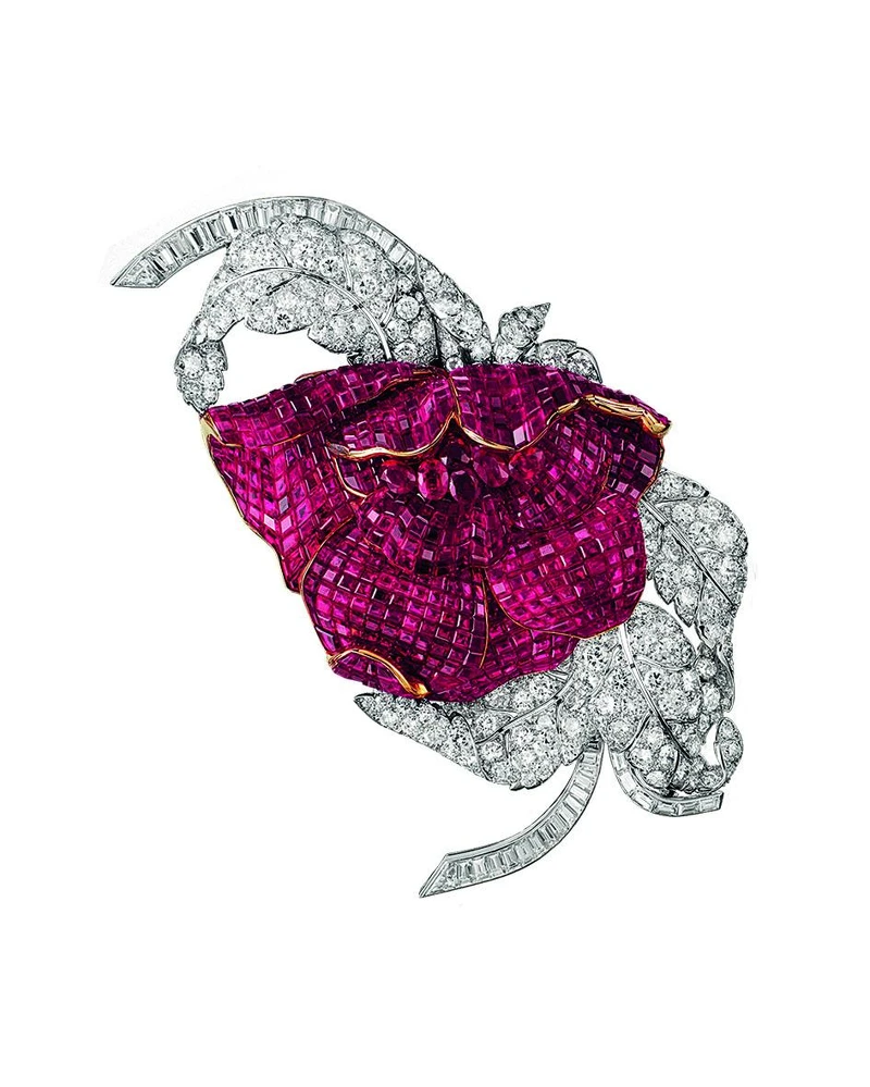 Van Cleef & Arpels 牡丹花胸針