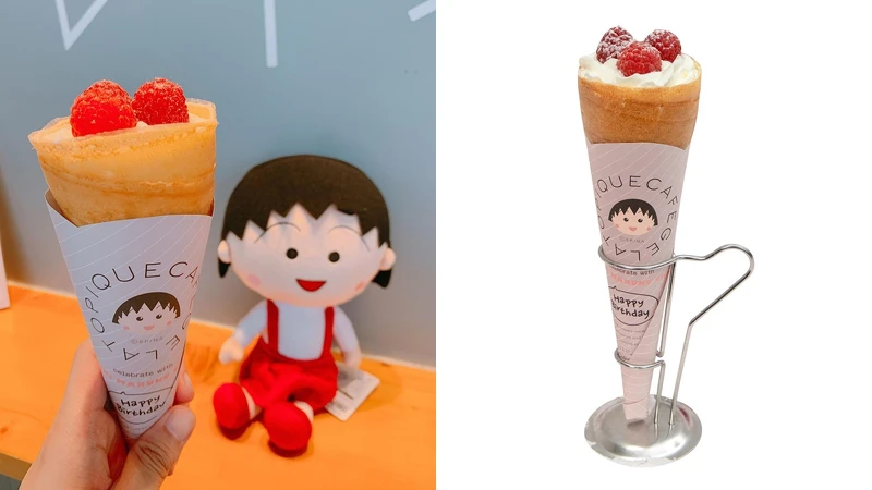 覆盆莓鮮奶油可麗餅 $160 覆盆莓鮮奶油可麗餅 $160