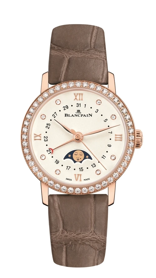 Blancpain Villeret月亮美人日曆腕錶
