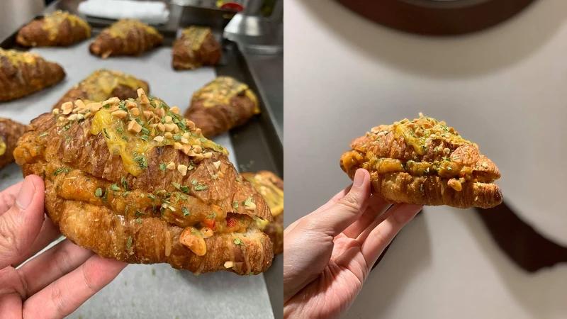 「泰式起司香辣醬」可頌 「泰式起司香辣醬」可頌