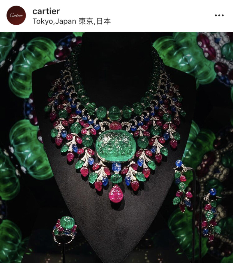 Cartier卡地亞《Tutti Frutti水果錦囊》風格 Cartier卡地亞《Tutti Frutti水果錦囊》風格