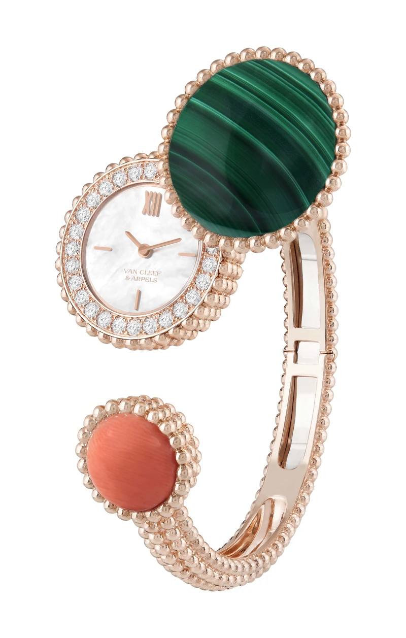 Perlée系列隱密式珠寶腕錶