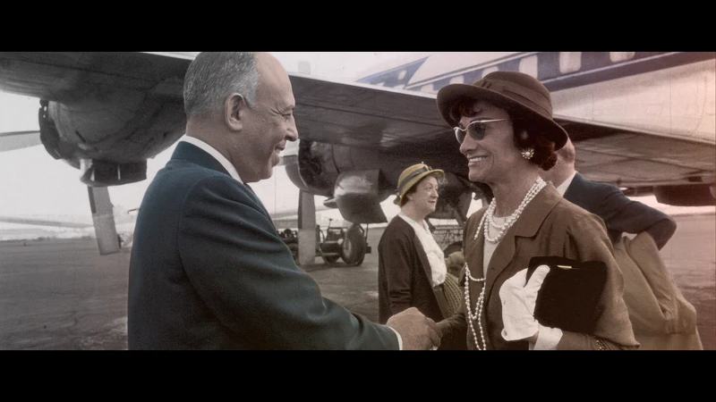 Chanel 女士在30年代前往美國的資料圖片。 Chanel 女士在30年代前往美國的資料圖片。