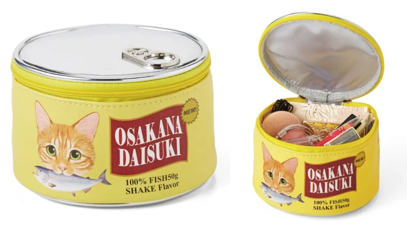 貓咪罐頭化妝包，961元。