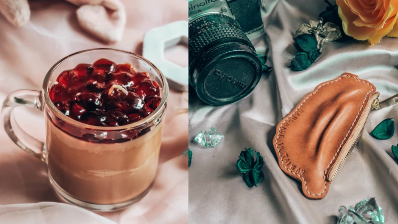 誠品生活新板店 手作質感研究室｜DIY珍珠奶茶香氛蠟燭、台灣立體地形真皮零錢包。