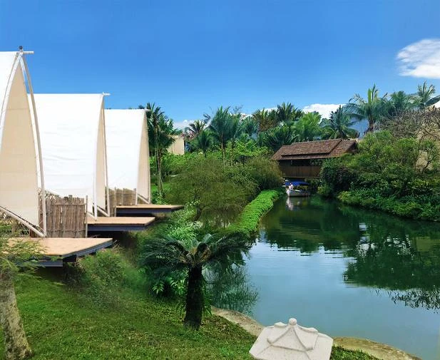 全台唯一帆船豪華帳棚預計6月底推出 全台唯一帆船豪華帳棚預計6月底推出