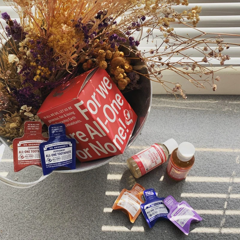 Dr. Bronners布朗博士的玫瑰沐浴組