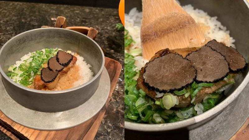 松露鴨肝釜飯 松露鴨肝釜飯