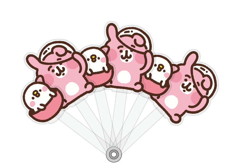 卡娜赫拉的扭扭世界限定可愛公仔扇