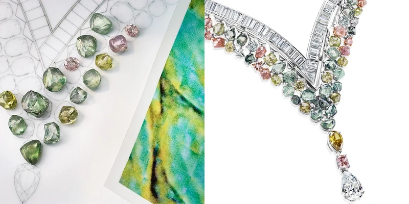 Knysna Chameleon 高級珠寶項鍊。