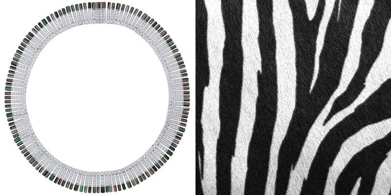 Chapman's Zebra 高級珠寶項鍊。