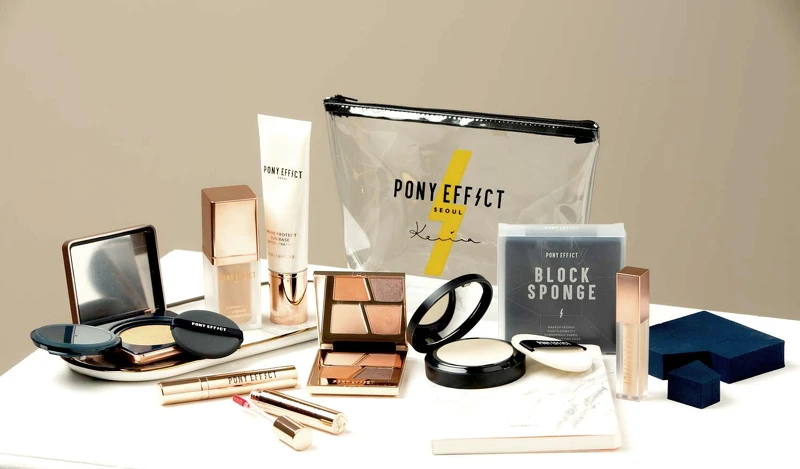 (持久無瑕氣墊粉餅、絕對遮瑕隱形粉底、水透光妝前防護乳、超閃耀水凝唇釉、韓妞4色訂製眼彩盤、完美控油遮瑕粉餅、隱形粉底專用粉撲、10倍速效隱形遮瑕蜜)