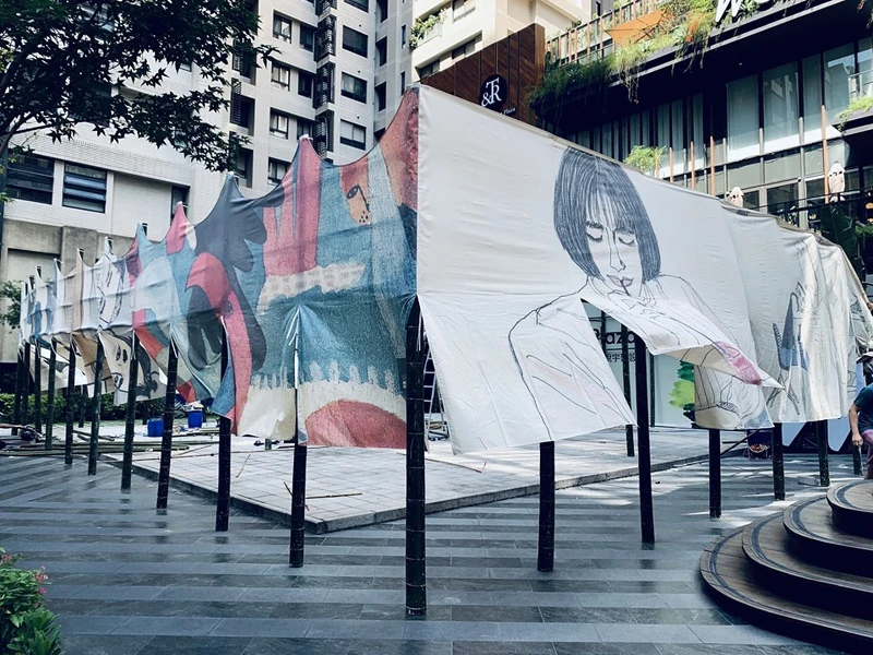 此為台中場市集外型設計