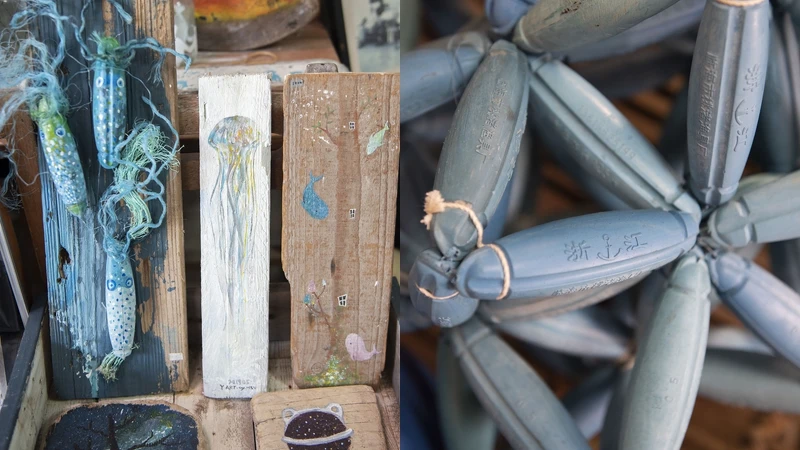 每到冬季，澎湖的海灘滿是藍色的「浙東西」，因材質不佳也難以回收再製。