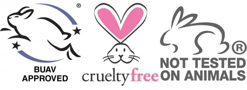 英國BUAV Leaping Bunny、美國 PETA Cruelty Free and Vegan 、澳洲CCF 英國BUAV Leaping Bunny、美國 PETA Cruelty Free and Vegan 、澳洲CCF