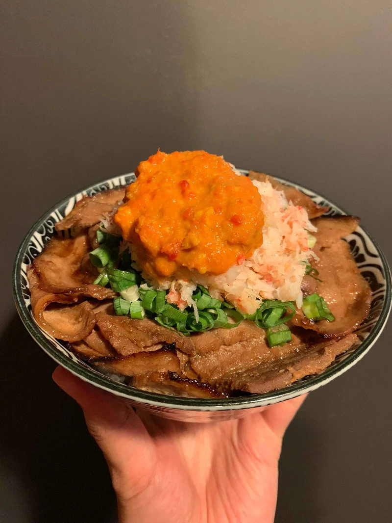 「松葉蟹燒肉丼 $390」 「松葉蟹燒肉丼 $390」