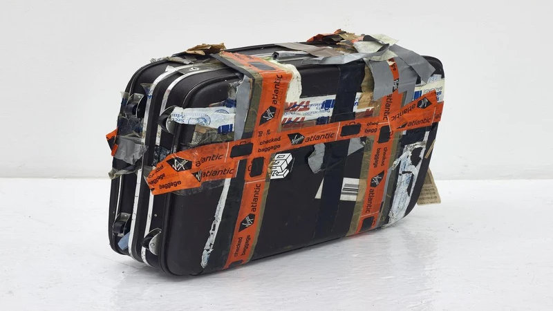 Gang Gang Dance成員Lizzi Bougatsos的巡演行李箱。