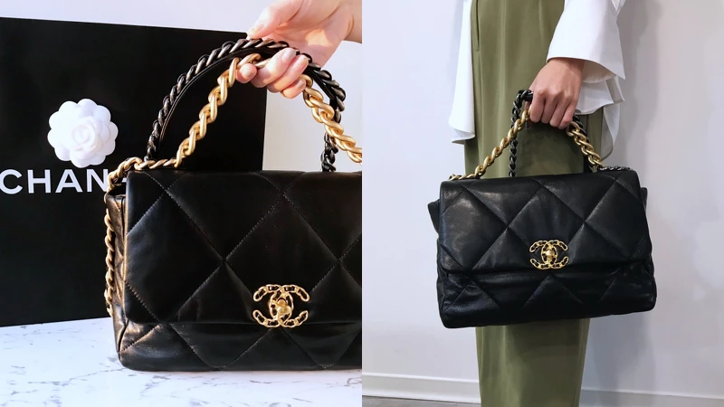 Chanel 19 Bag 皮革款(中型)NT163,000 Chanel 19 Bag 皮革款(中型)NT163,000