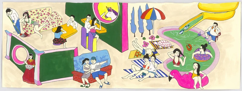 〈台北台北〉,倪瑞宏。 〈台北台北〉,倪瑞宏。