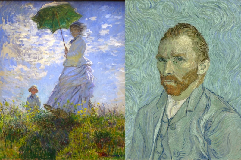 誠品生活敦南店|10/01- 11/13名畫上身攝影作品|撐傘的女人(1875)莫內。 誠品生活敦南店|10/01- 11/13名畫上身攝影作品|撐傘的女人(1875)莫內。