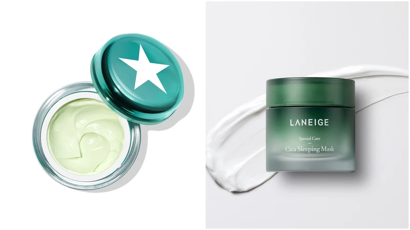 (推薦產品由左至右)1.Glamglow 萬能輕質乳霜,NT2,000。2.Laneige 睡美人肌極修護水凝膜─深層保濕舒緩,NT1,100。 (推薦產品由左至右)1.Glamglow 萬能輕質乳霜,NT2,000。2.Laneige 睡美人肌極修護水凝膜─深層保濕舒緩,NT1,100。