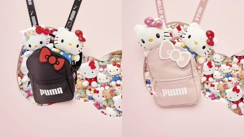 PUMA x HELLO KITTY小後背包，NT1,880
