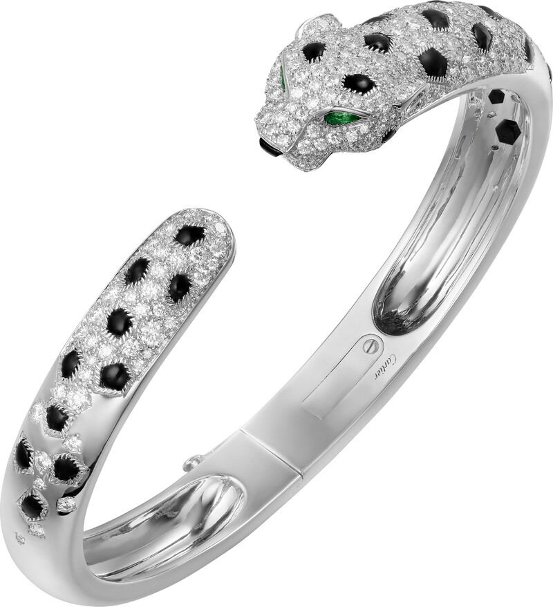 La Panthère 鑽石白K金手環 La Panthère 鑽石白K金手環