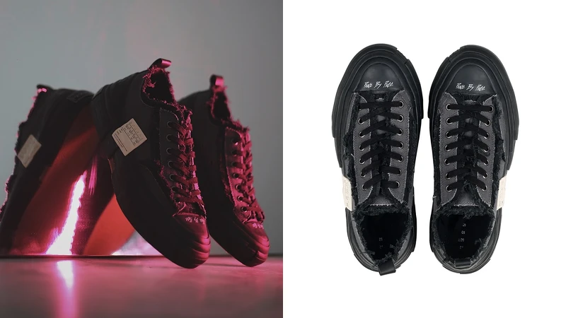 xVESSEL x UNITED ARROWS & SONS 聯名款G.O.P. Lows解構帆布鞋,NT7,990 xVESSEL x UNITED ARROWS & SONS 聯名款G.O.P. Lows解構帆布鞋,NT7,990